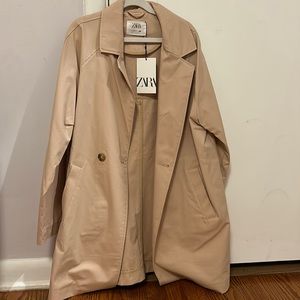 Zara trench coat, Tan size 13-14 yr old or 164 cm